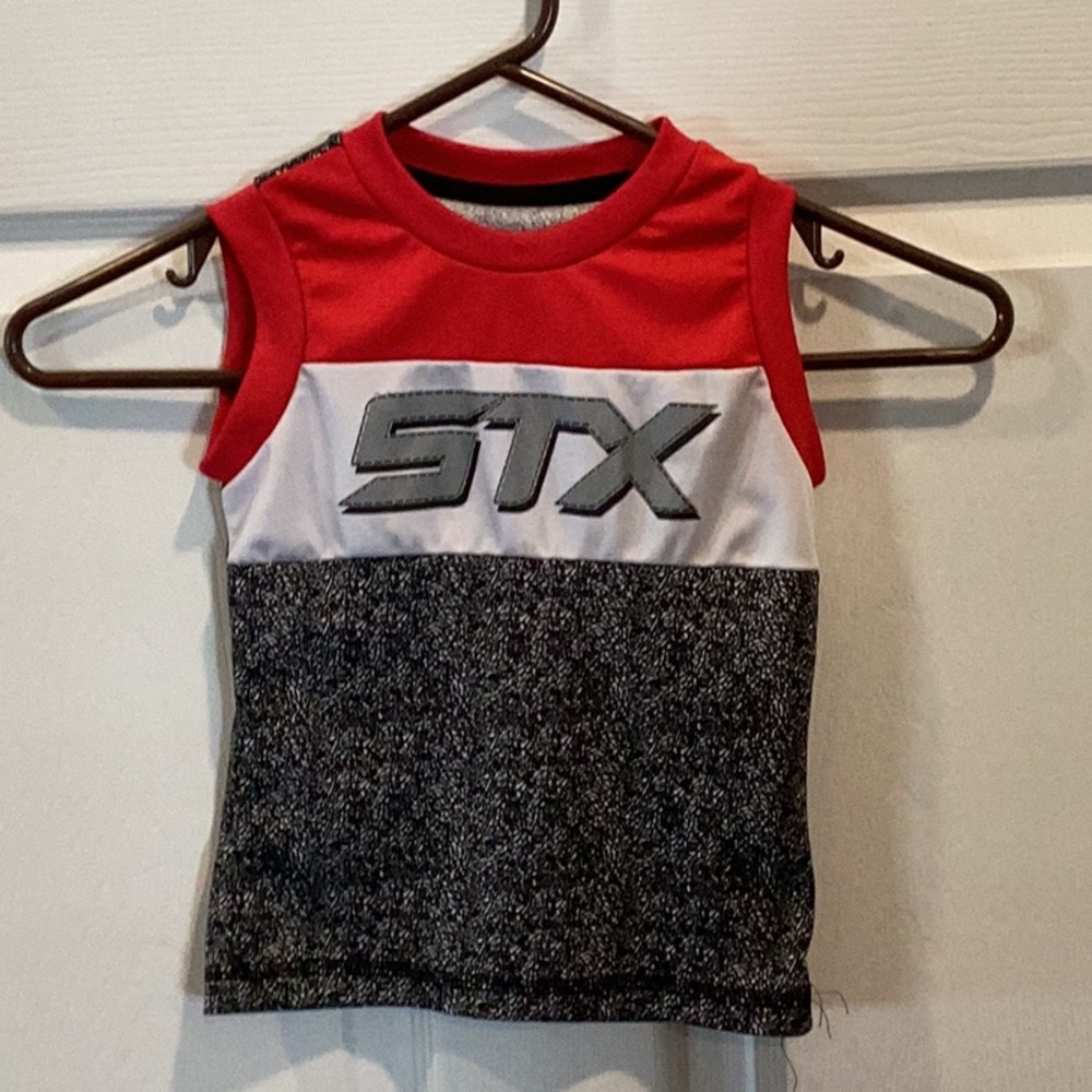 Kids Red and Black Sleeveless Top